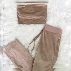 Aerie Two Piece Velvet Set thumbnail 1