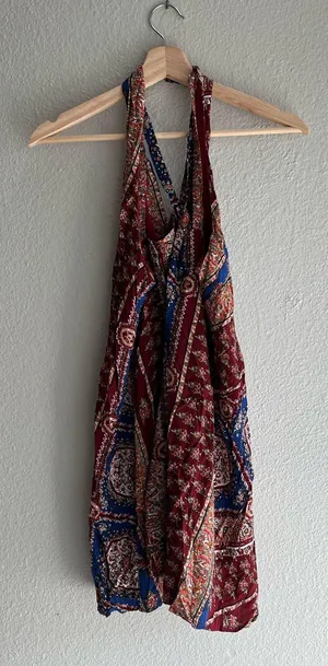 Entro Maroon Printed Dress thumbnail 5
