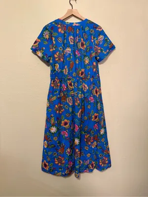 Sugarlips Anabella Floral Fatima Ruffle Midi Dress Size Medium thumbnail 8