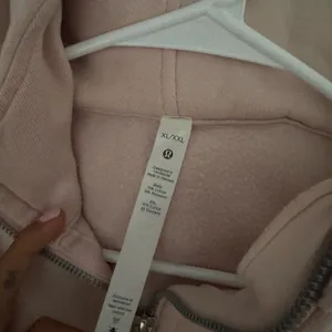 Lululemon Light Pink Half-Zip Scuba thumbnail 2