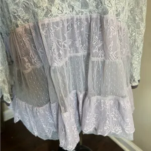 Lace Frill Long Sleeve Top thumbnail 7