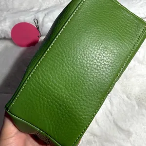 COACH Vintage Y2K EST. 1941 Leatherware Green Mini Shoulder Baguette Bag thumbnail 3