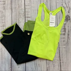 FABLETICS Seamless Lime Green Tank Top. Size Small. New With Tags. thumbnail 7
