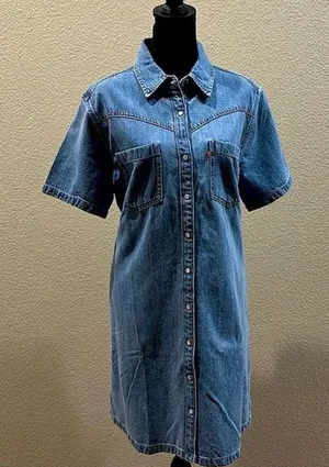 Levi's Large button up dress thumbnail 1