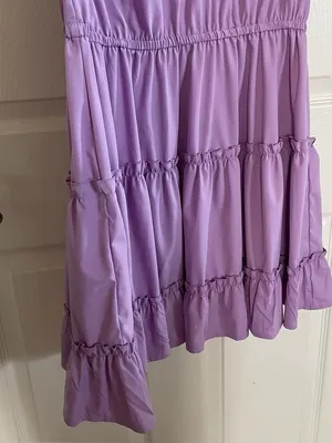 Lilac Sleeveless Ruffle Dress size XL thumbnail 5