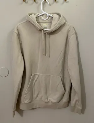 tek gear Men's Beige Pullover Hoodie with Kangaroo Pocket thumbnail 1