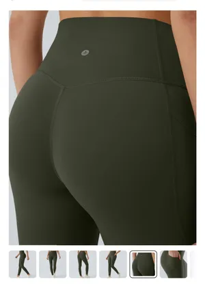 Halara Leggings High-Waisted Pocket Tummy Control thumbnail 3