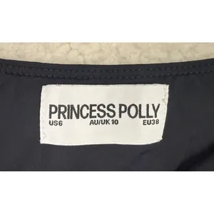Princess Polly‎ Skirt Womens 6 Black Layered Skater Mini Stretch Casual Pull On thumbnail 2