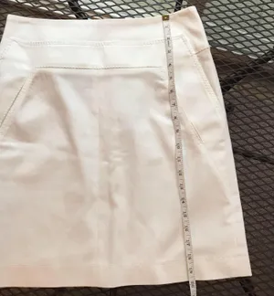 Amazing Akris Punto White Structured Quality Pencil Skirt thumbnail 4