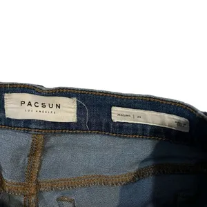 PacSun Los Angeles‎ Jegging Jeans Womens Size 23 Dark Wash Distressed thumbnail 3