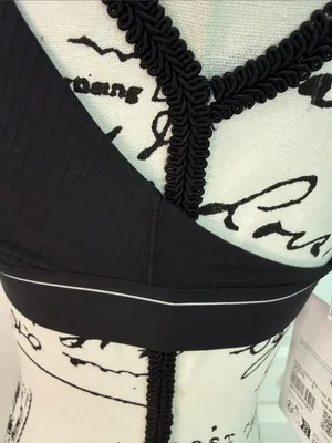 lululemon athletica Stretch Cotton Rib Neck Triangle Bralette Logo in Black thumbnail 7