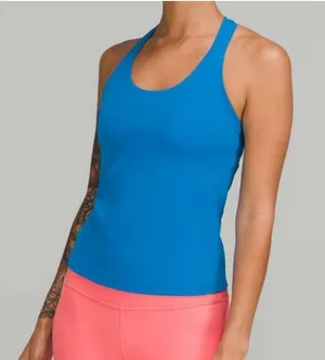 Lululemon Cool Racerback Short Tank Top *Nulu Poolside Size 8 thumbnail 1