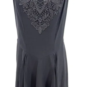 Dolls Kill Widow Darkest Desires Lace Mini Dress Corset‎ Lace-Up Black Size XL thumbnail 4