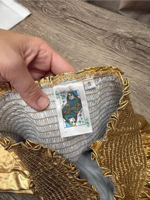 Queen of Sparkles gold Hannah Shimmer Skirt small thumbnail 3