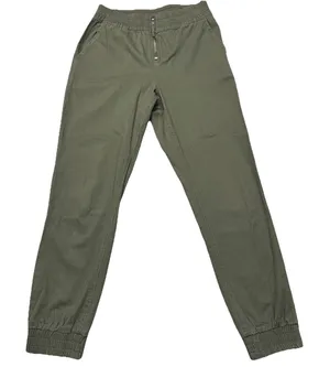 RD Style Women's Small Green Jogger Pants Zipper Waist Activewear EUC thumbnail 1