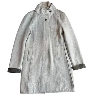 Barbour Women's Size M Millfire Knit Sweater Jacket Gray Tartan Preppy Old Money thumbnail 1