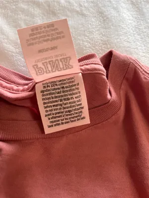 VICTORIA’S SECRET PINK Dusty Rose Long Sleeve Tee Women’s T-shirt Sz M EUC thumbnail 5
