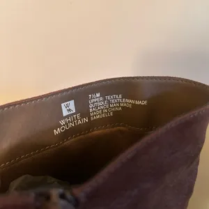 White Mountain Women’s 7.5 Brown Heeled Boots thumbnail 6