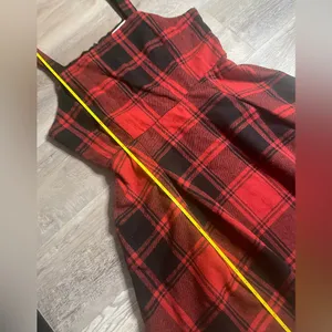 Copper key plaid dress thumbnail 9