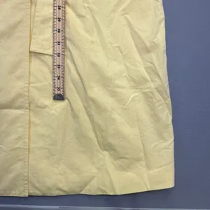Madewell Yellow Cotton Blend Belted Trench Coat N0885 Womens‎ Size Small NWT thumbnail 3