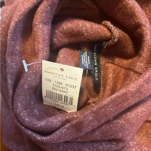 American Eagle Super Soft Maroon/ Burgundy Turtleneck Longsleeve Dress thumbnail 3