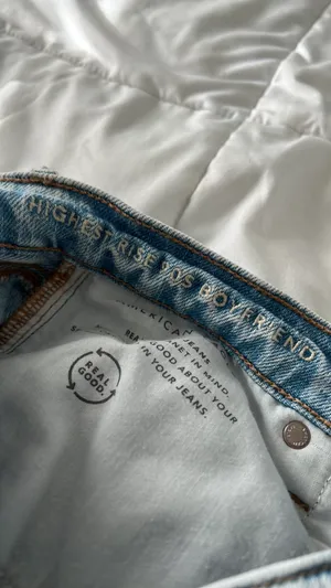American Eagle highest rise 90s boyfriend jeans thumbnail 2