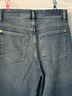 7 for All Mankind ultra high rise jo wide leg jeans size 25 wash sea level thumbnail 7