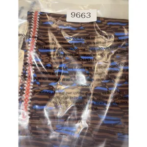 aerie offline biker shorts printed blue brown hi rise nwt Small thumbnail 10