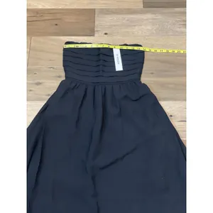 The Workshop Maxi Dress Size S Black Strapless Smocked Cotton New With Tag thumbnail 7