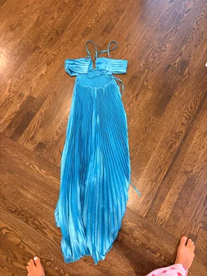 Blue maxi dress Size 4 thumbnail 2
