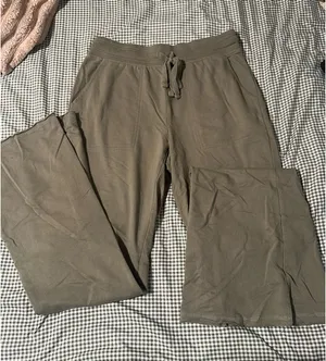 Sage green flare lounge pants Size M thumbnail 1