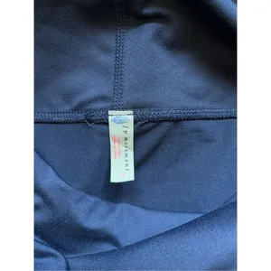 Free People Movement Navy Blue Cutout Crop Leggings Size Large thumbnail 5