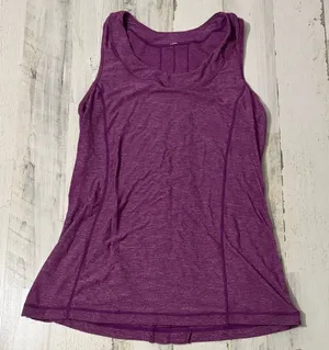 lululemon athletica Purple Tank Top Size 10 thumbnail 1
