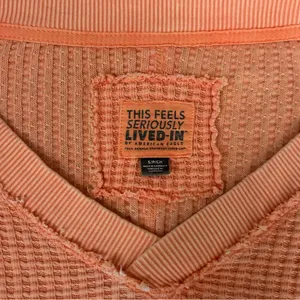 American Eagle Outfitters Orange V-Neck Sweater thumbnail 2