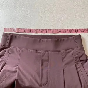 Athleta Wide Leg Pants Size 4 Mauve High Rise Travel Work Chic thumbnail 5
