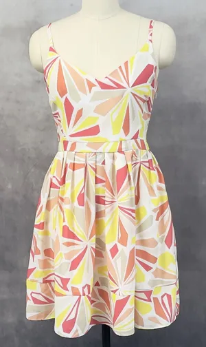 Hutch Sundress Women Size 8 Colorful Mod‎ Indie Resort Brunch Garden Party thumbnail 1