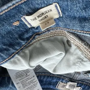 Madewell The Momjean Short Size 29 High Rise Mid Length NJ068 Button Fly 4" thumbnail 4