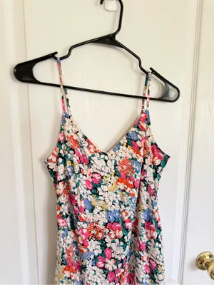 Anthropologie 52 Conversations Colloquial Bias Patchwork midi Dress thumbnail 5
