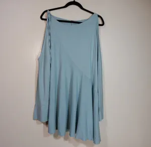 Free People Clear Skies Asymmetrical Cold Shoulder Tunic Dress thumbnail 5