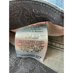 Wrangler Q-Baby Ultimate Riding Jeans Blue Bootcut Mid Rise 7/8x36 Womens thumbnail 5