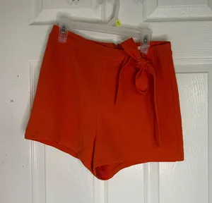 Orange tie up shorts Size XS thumbnail 1