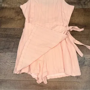 Altar’d State Skort Tie Waist Romper thumbnail 3