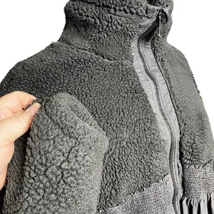 FREE PEOPLE Movement Ain’t She Lovely Mixed Media Fleece Jacket thumbnail 6