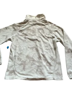 Plum is pine ridge half zip fleece pullover white camo print size large thumbnail 2