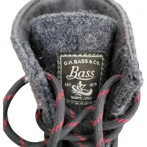 GH Bass & Co Harlequin Duck Boots Womens 6 Gray Wool Lace Up Ankle Rain Outdoor thumbnail 9