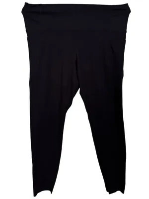 💥 Danskin 7/8 Length Solid Black High-Waist Leggings w/ Reflectors thumbnail 3