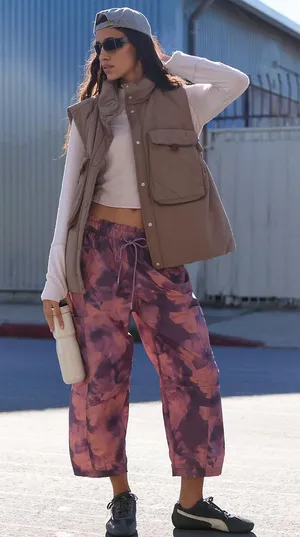 Free People In The Wild Printed Pants thumbnail 1