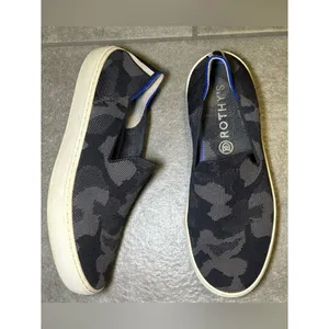 Rothy’s The Original Gray Camo Knit Slip On Sneakers Women’s Shoe Size 7 thumbnail 3