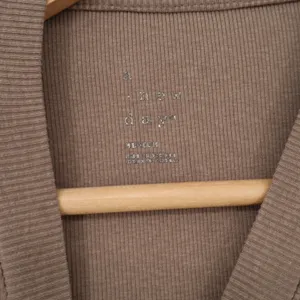 A New Day T-Shirt Womens Medium Brown Ribbed Short Sleeve Crew Neck Excellent thumbnail 2