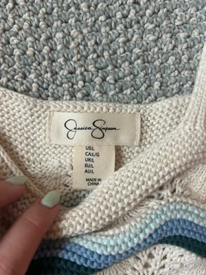 Jessica Simpson Crochet Top thumbnail 3